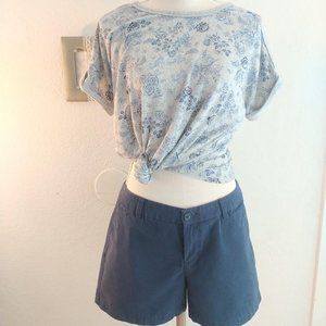 Lucky Brand Cozy Sweatee Shirt, Grey/Navy